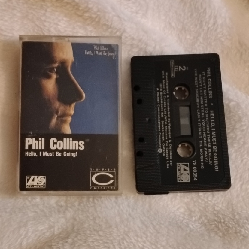 Phil Collins Cassette - Hello, I Must Be Going!